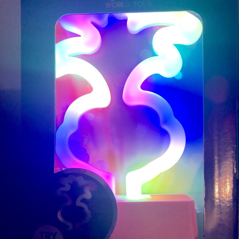 💜 Trolls World Tour LED Neon Kids Table Lamp 💜